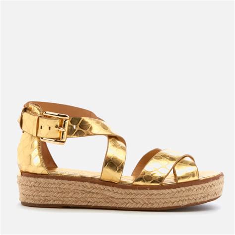 michael kors darby gold|Michael michael kors darby sandal + FREE SHIPPING.